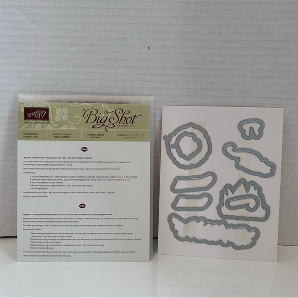 Stampin’ up! Sizzix Festive fireside framelits dies 9 pcs - Picture 2 of 7